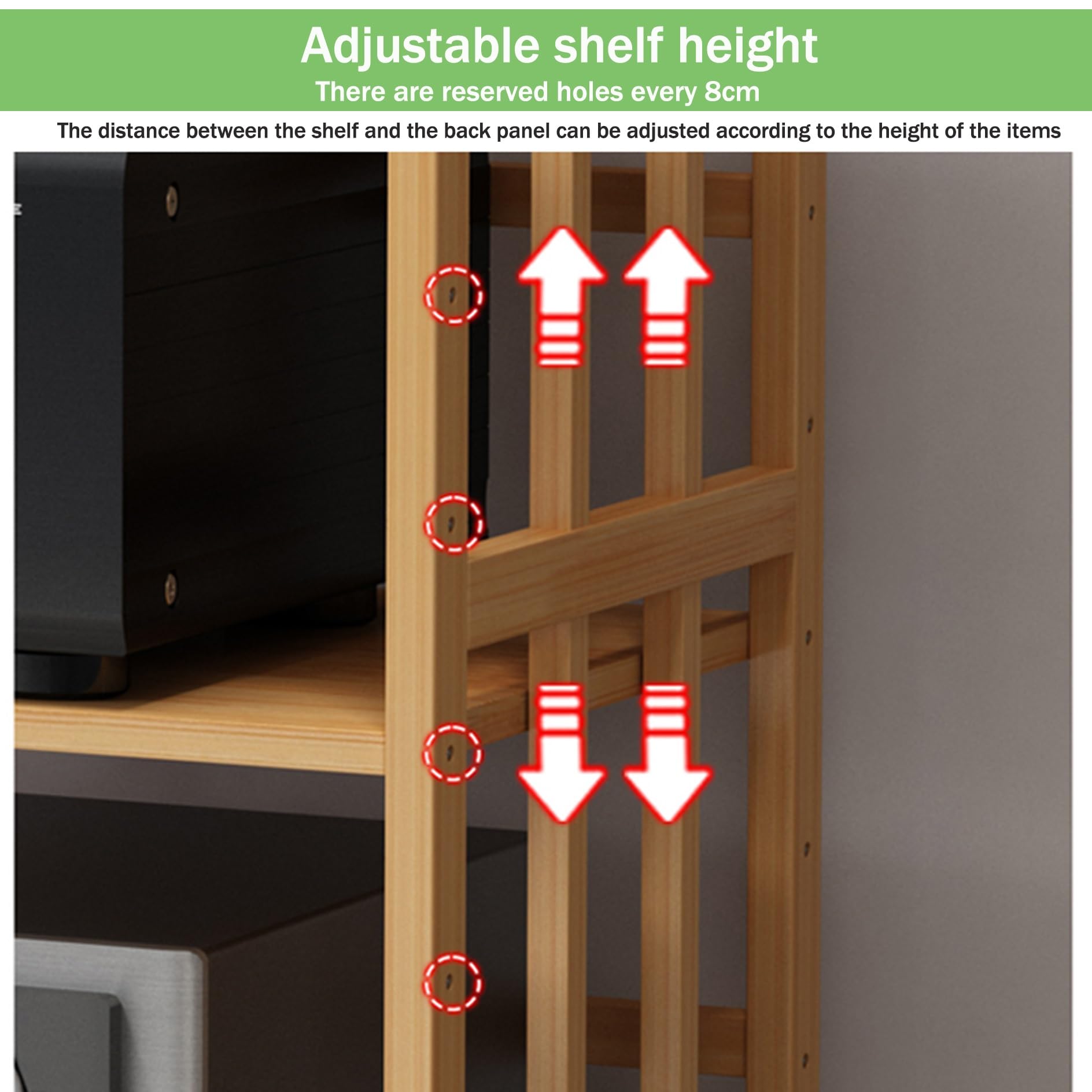 Mobile Porta TV/Video in Legno a 2/3 Ripiani - Scaffale Versatile per TV, Dvd, Console di Gioco, decoder e Router - Angolo per riporre CD, Giradischi e Accessori per Videogiochi