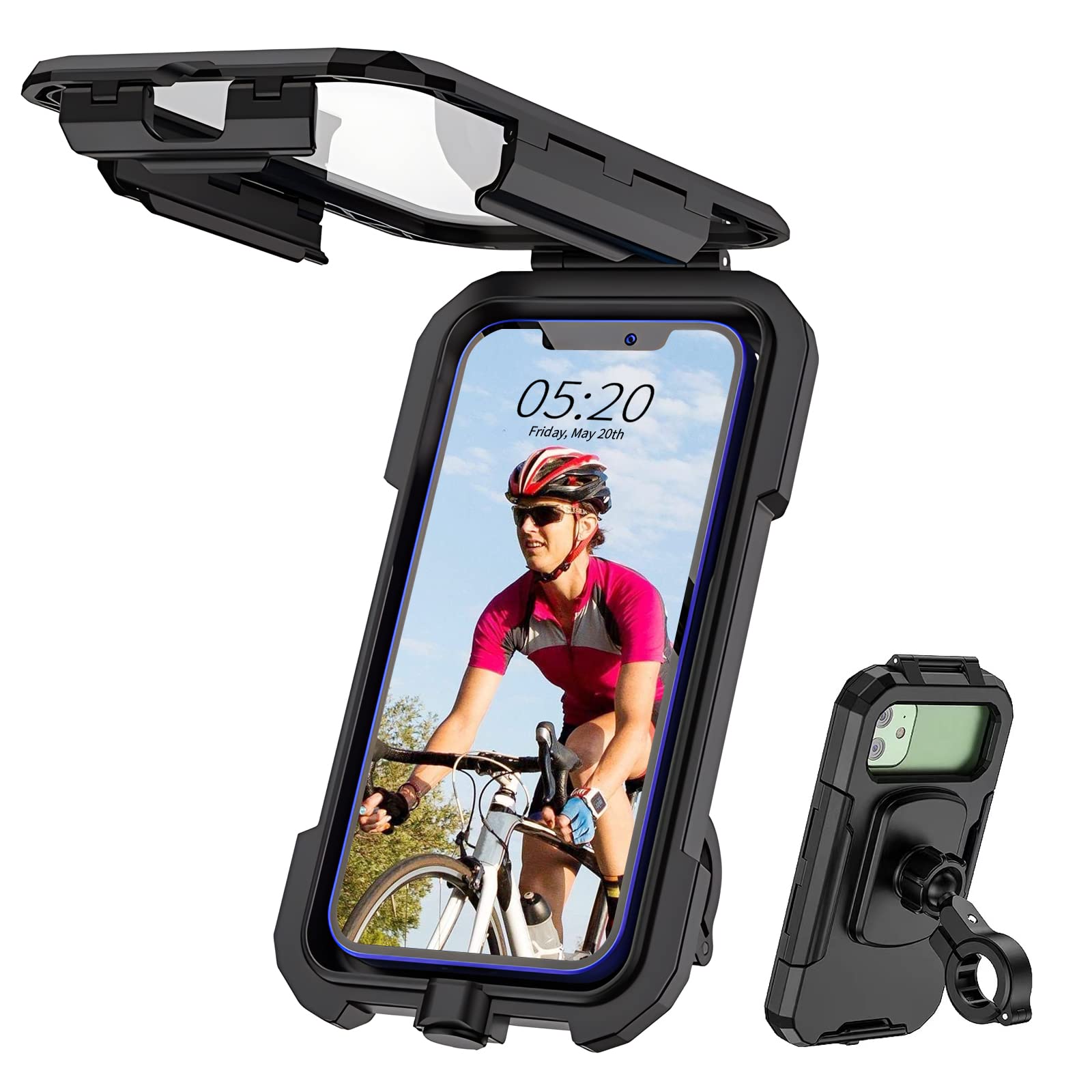 Amazon.co.jp: BOSUDA 自転車 スマホ ホルダー 防水 バイク 