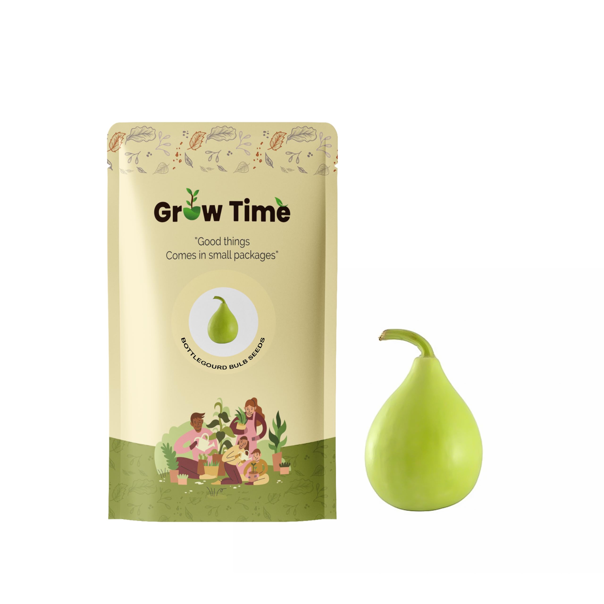 Growtime Bottle Gourd Bulb Vegetable Seeds, Vegetable Seeds for Home Gardening, Vegetable Planting Seeds for Kitchen, Green Bottle Gourd Bulb Seeds (Green, Pack of 10g) (B0CH68Y3XM) Amazon Price History, Amazon Price Tracker