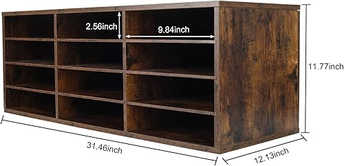 Vista 58 de PAG Organizador de literatura de madera para encimera, buzón de estudiante para aula, soporte de papel de escritorio para oficina, hogar, escuela