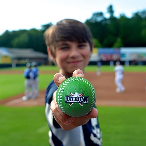 Miniatura 9 de Pelotas de béisbol de espuma para niños, jugadores adolescentes, pelotas de entrenamiento de práctica blanda para golpear o reemplazar pelotas