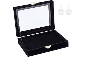 NBEADS Wood Military Medal Display Case