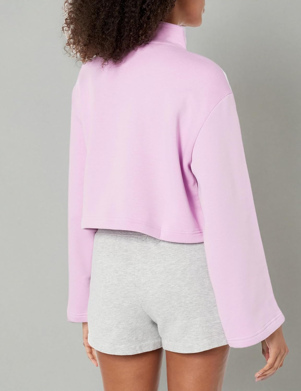 adidas womens Essentials 3-stripes Fleece Quarter-zip - Image 9