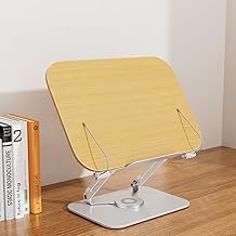 Aboutool Adjustable Floor & Desktop Book Stand - Height 33 To 63 Inches, Holds Tablets, Laptops, Music Sheets