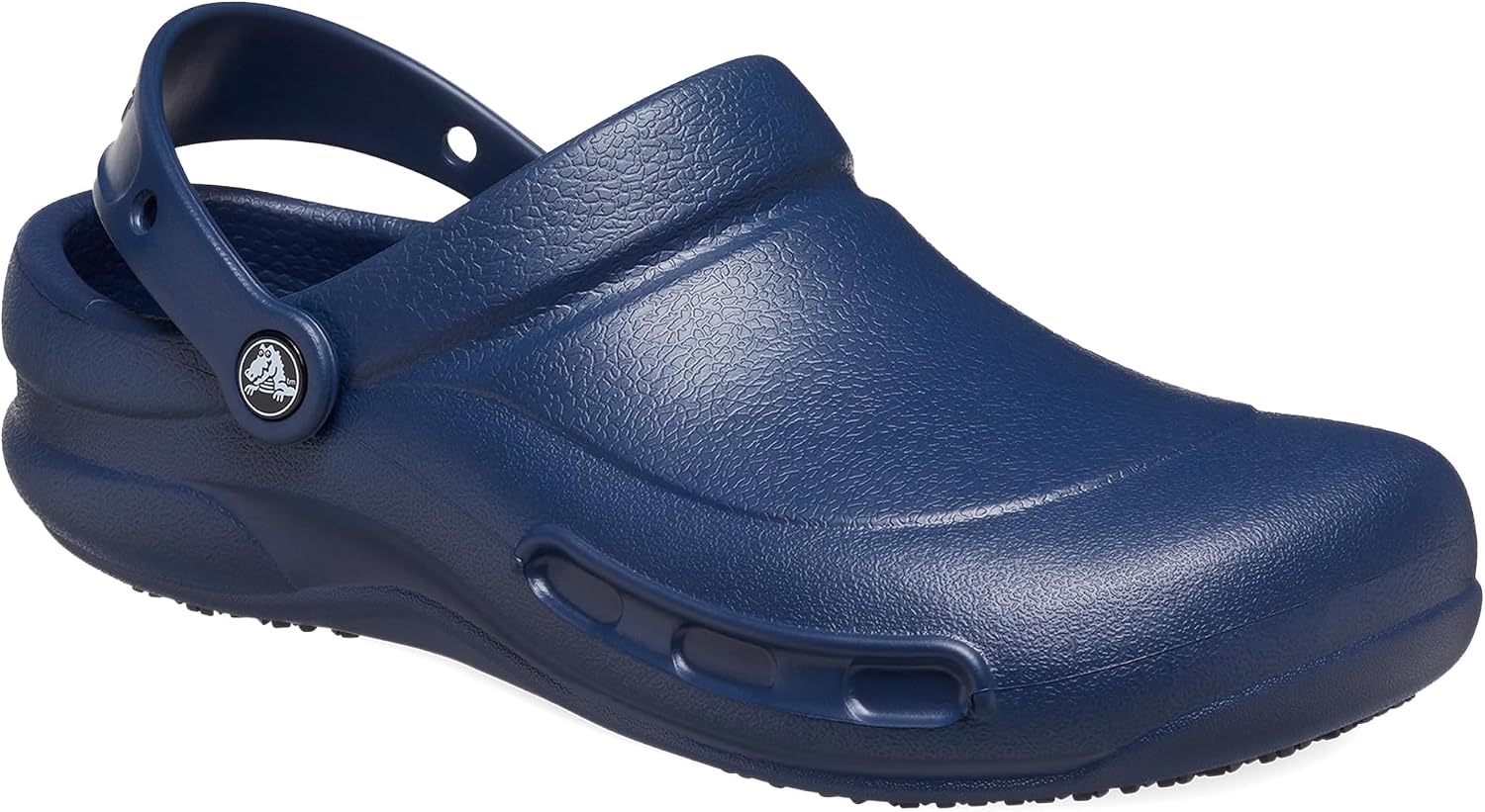 Crocs Unisex-Adult Bistro Clog, Slip Resistant Work Shoe, Navy, 13 Women/11 Men