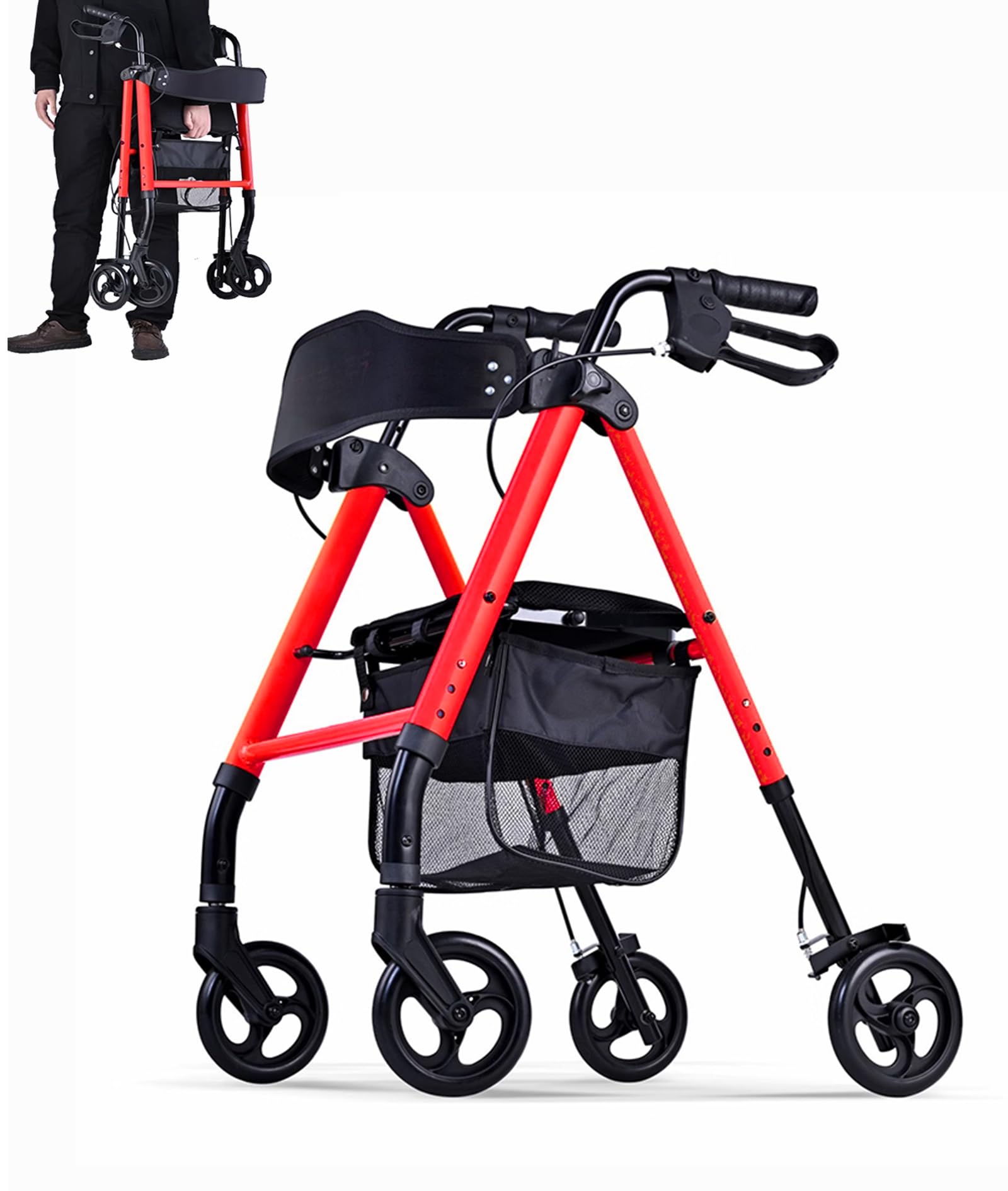 Amazon | Miugoo 歩行器 高齢者用 シルバーカー 四輪歩行車 室内 屋外