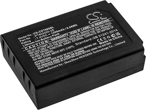 CS Cameron Sino New Battery for CEM DT-9880,DT-9881,DT-9883M, DT-9880M,DT-9881M,DT-9850M,fit Part NO PT603450-2S 1200mAh/7.4V
