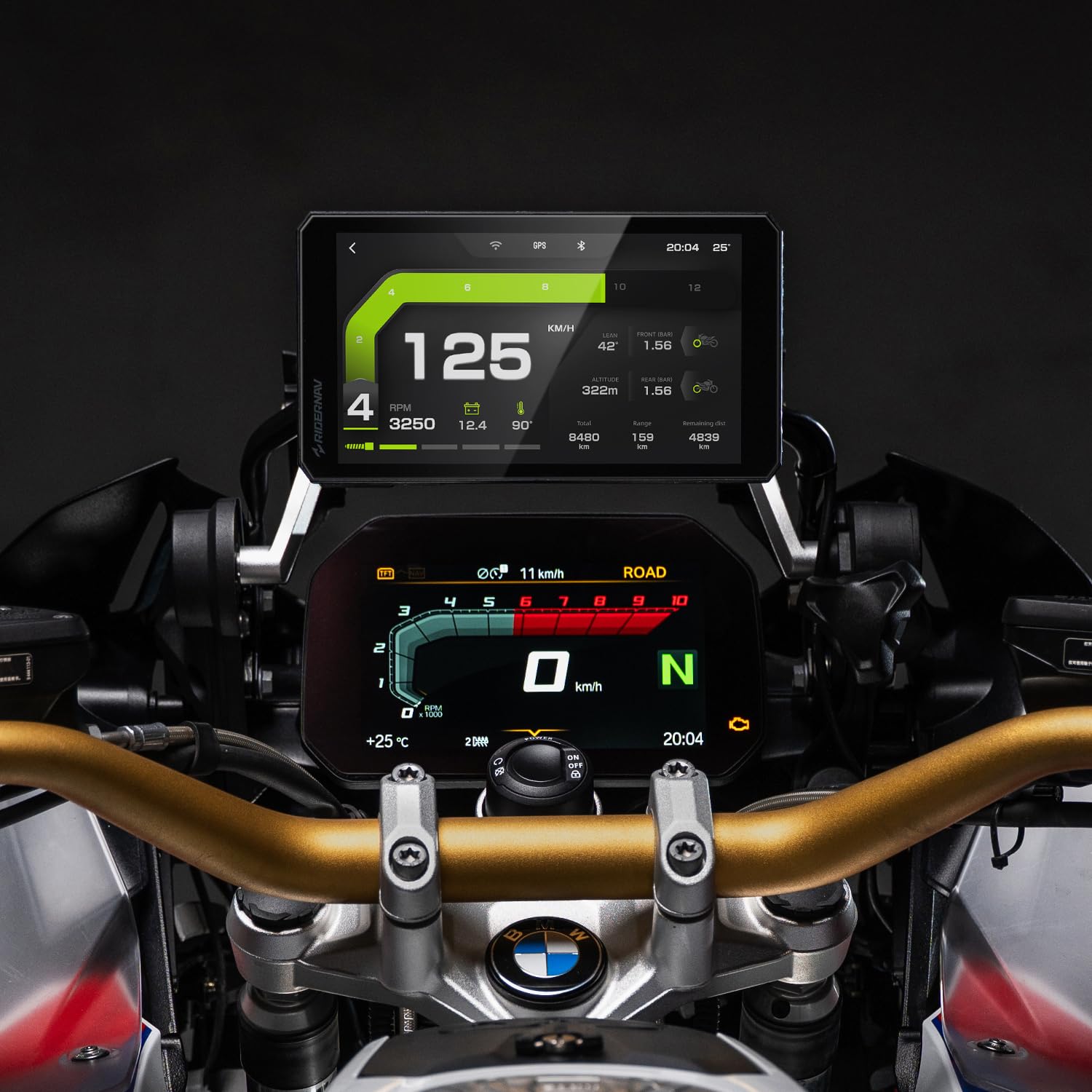 R7M Protection d'Écran Anti-Reflets pour GPS Moto 7 Pouces – Verre Trempé 9H, Ultra-Clair Anti-Rayures, Sensibilité Tactile Anti-Pluie, Kit d'Installation Sans Bulles