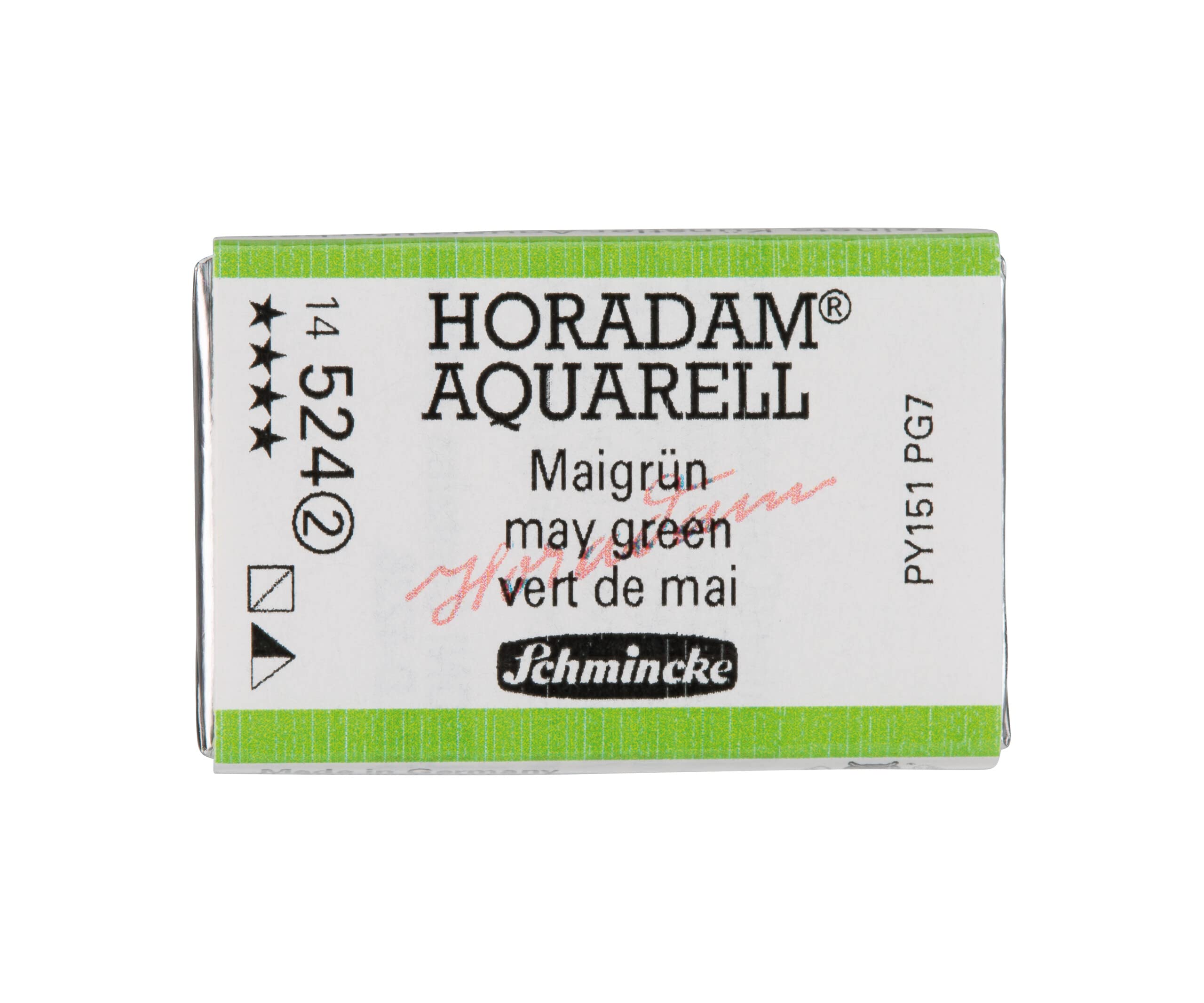Schmincke - HORADAM® AQUARELL - finest artists' watercolours, 487 Cobalt blue light, 14 487 044, 1/2 pan — view 326