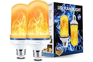 LED Flame Effect Light Bulb 2-Pack