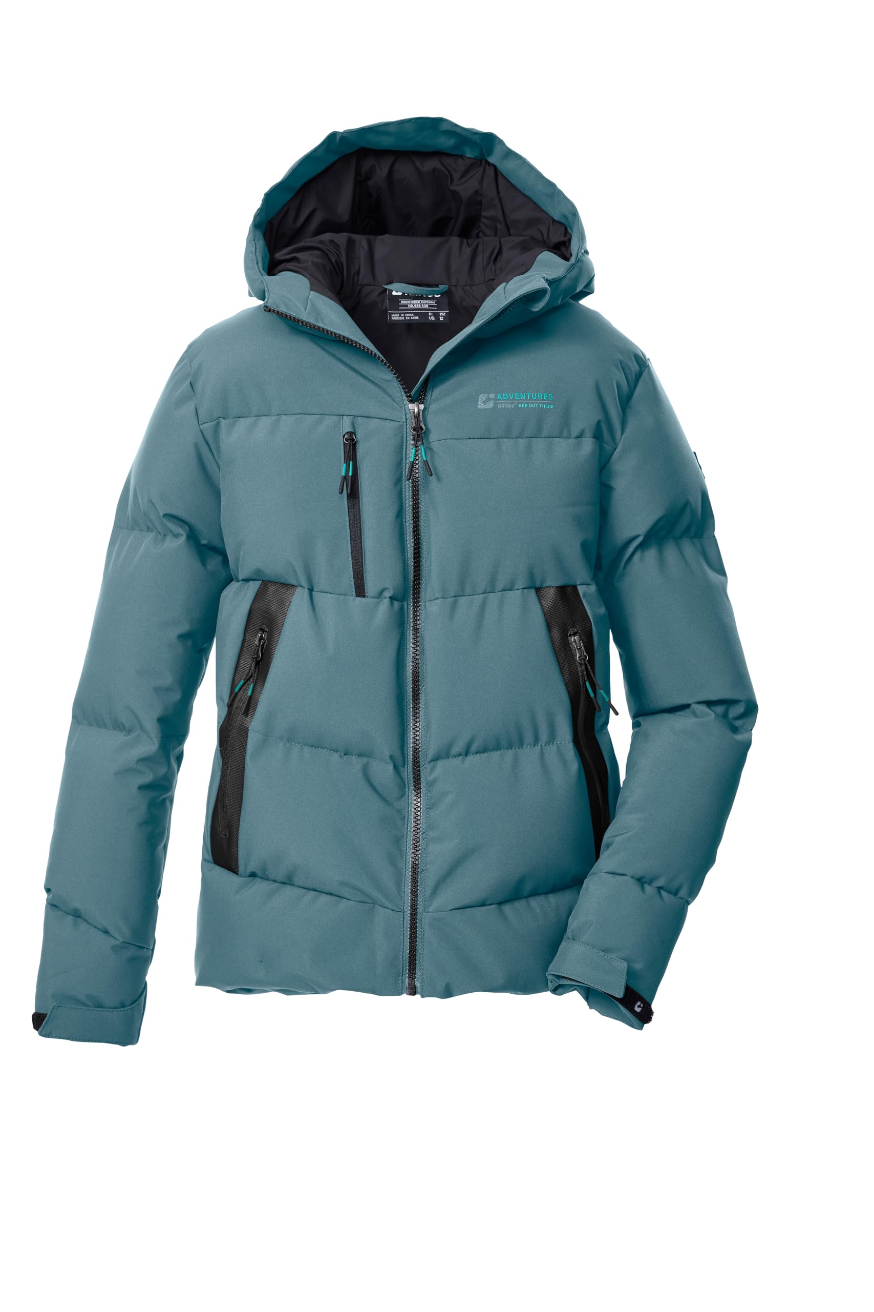Killtec Bambini e ragazzi Giacca invernale funzionale KOW 239 BYS QLTD JCKT | Giacca imbottita bambini con laminato TPU, idrorepellente 10.000 mm, antivento, calda imbottitura e cappuccio fisso