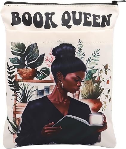 KEYCHIN Book Queen Book Sleeve Book Sleeve Bookish Gifts Book Lover Book Covers Book Nerd Gifts Book Worm Book Protector (libro Queen)