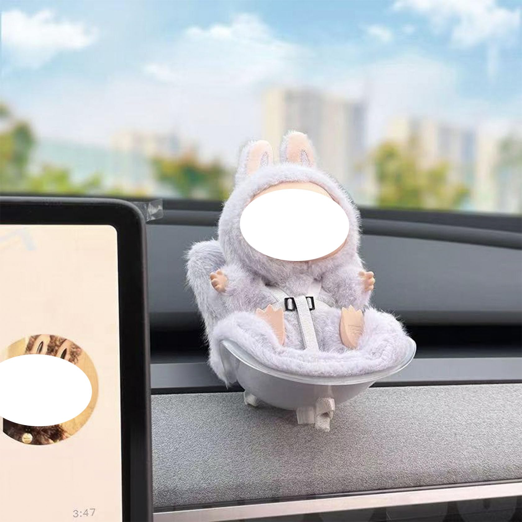 Accessories for Dolls,Safety seat,Car Plush Doll Sofa, Car Decoration Sofa, Display Dolls,Protect Dolls,Suitable for 17-cm Plush Dolls(no Dolls) ()