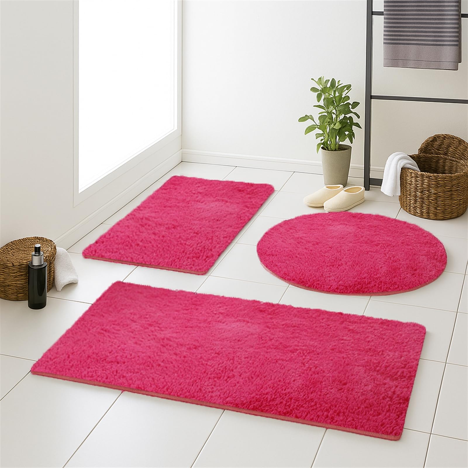 Tapis de bain antidérapant pour une sortie de douche moelleuse et sécurisée