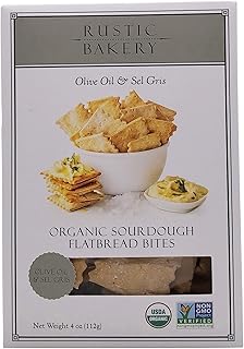 RUSTIC BAKERY Olive Oil Sel Gris Flatbread Bites, 4 OZ