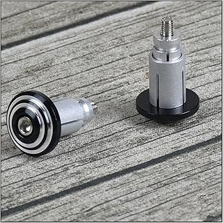 Motorcycle End Grip Slider CNC Aluminum Motorbike Handlebar End Plug Slider Motorcycle Counterweight Handlebar Ends 7/8'' Handle Bar Cap Cover