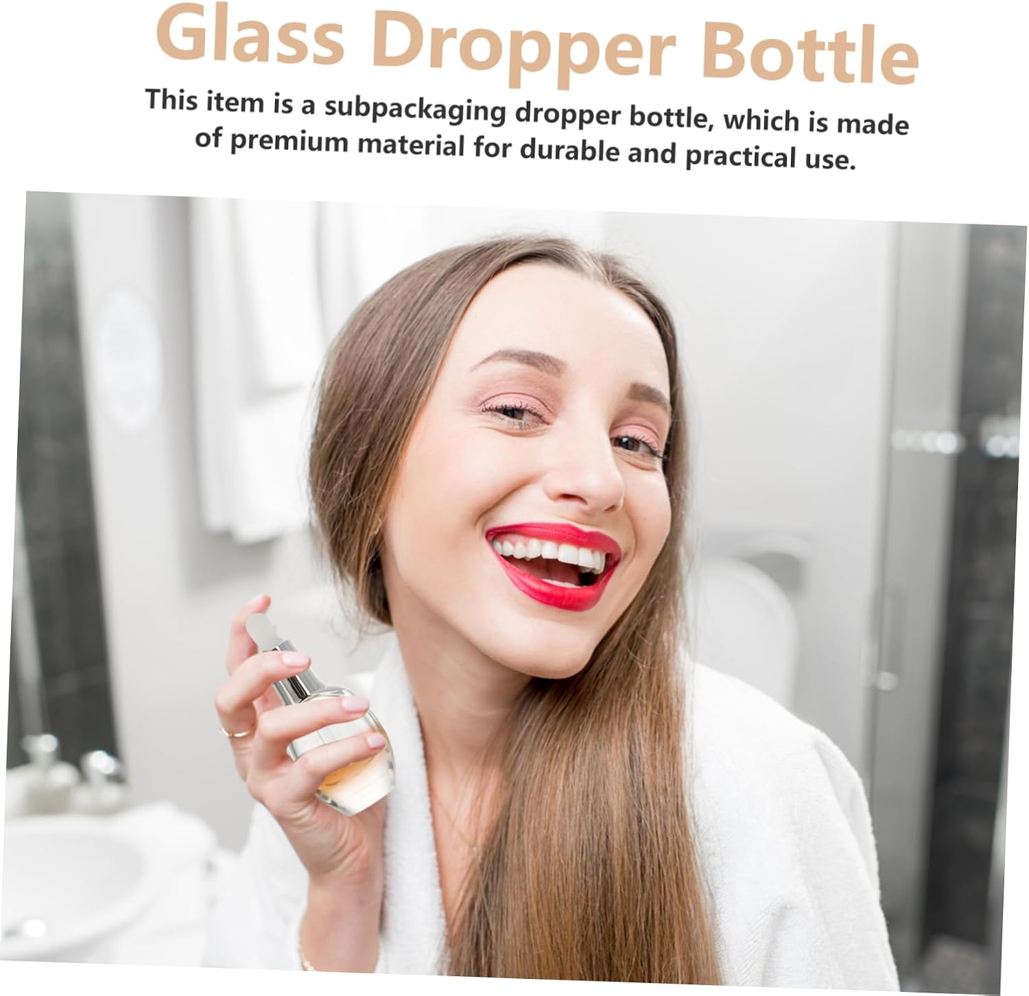 4pcs Refillable Glass Dropper Bottles Storage Containers with Silver Droppers for Essential Oils Lotions and Travel Lightweight and Portable Design
