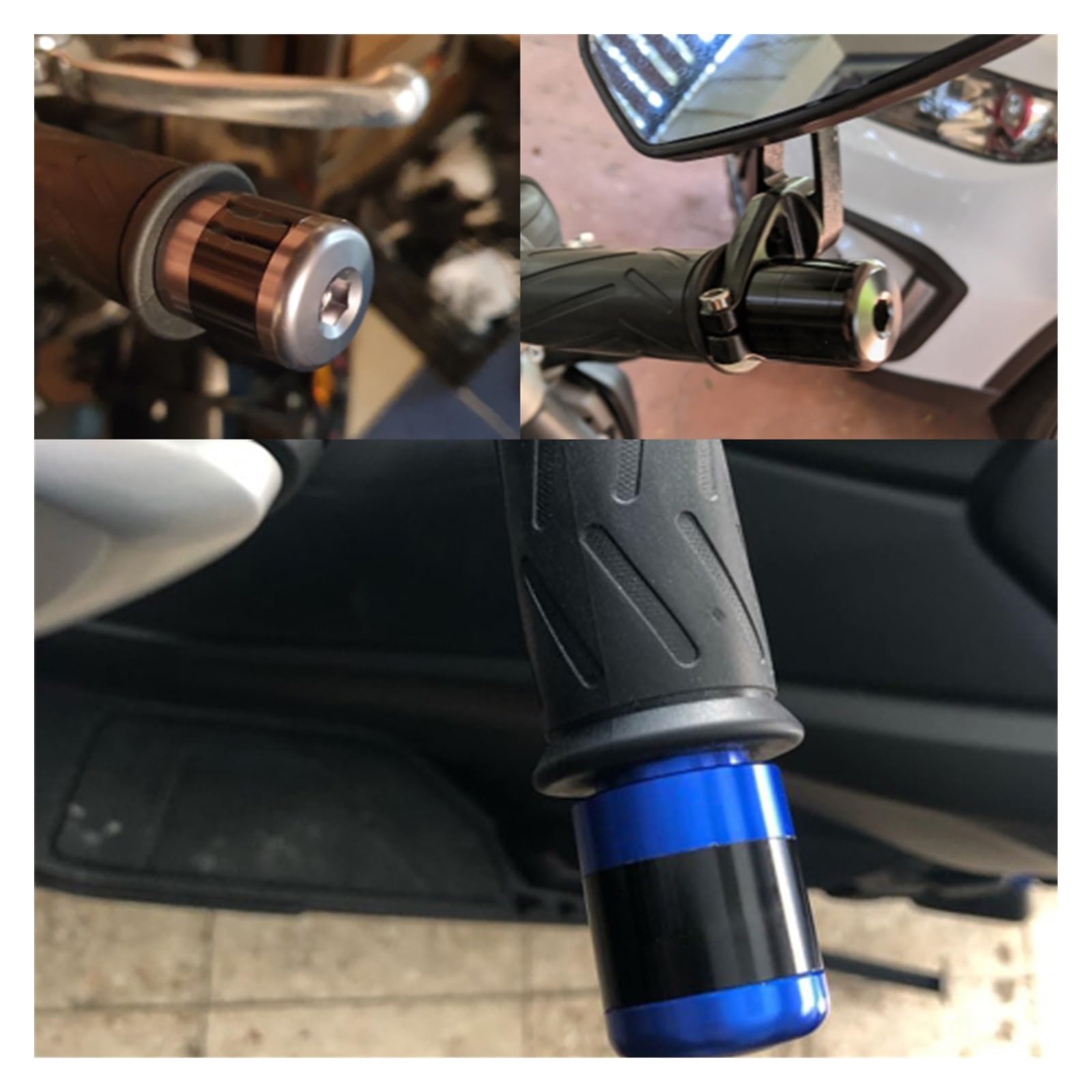 pour Yamaha T-Max TMAX 560 TMAX 560 T-Max 560 2019 2020 2021 Motos Poignées De Guidon en Aluminium Prise Curseur Poignée Embouts