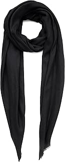 Cashmere Scarf Made in Kashmir (Gift Pack) Merino Wool Silk Cashmere Lar...
