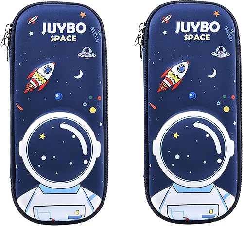 Miniatura 7 de YIKANGHENG 1 paquete de caja de lápices y bolígrafos 3D, caja dura de 9 x 4 x 2 pulgadas para almacenamiento de bolígrafos y marcadores y regalos