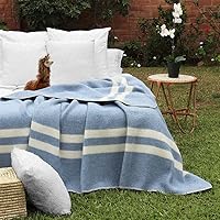 Vista 155 de Thick Alpaca Wool Blanket – Heavyweight Alpaca Wool Blanket for Camping Outdoors or Using Indoors Soft Peruvian Alpaca Wool Blankets
