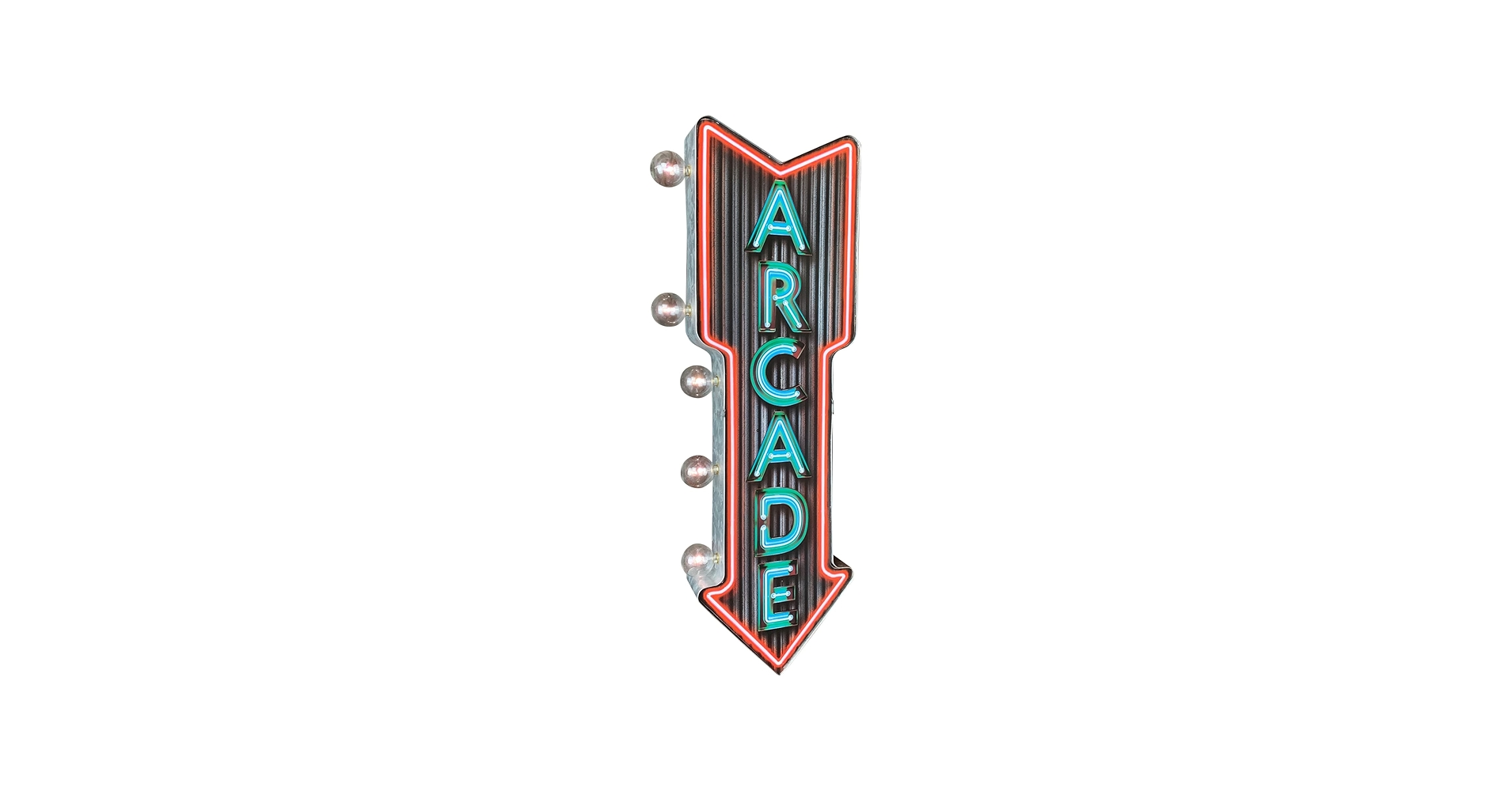 Amazon.com: Arcade Double-Sided Marquee Sign With Neon Print