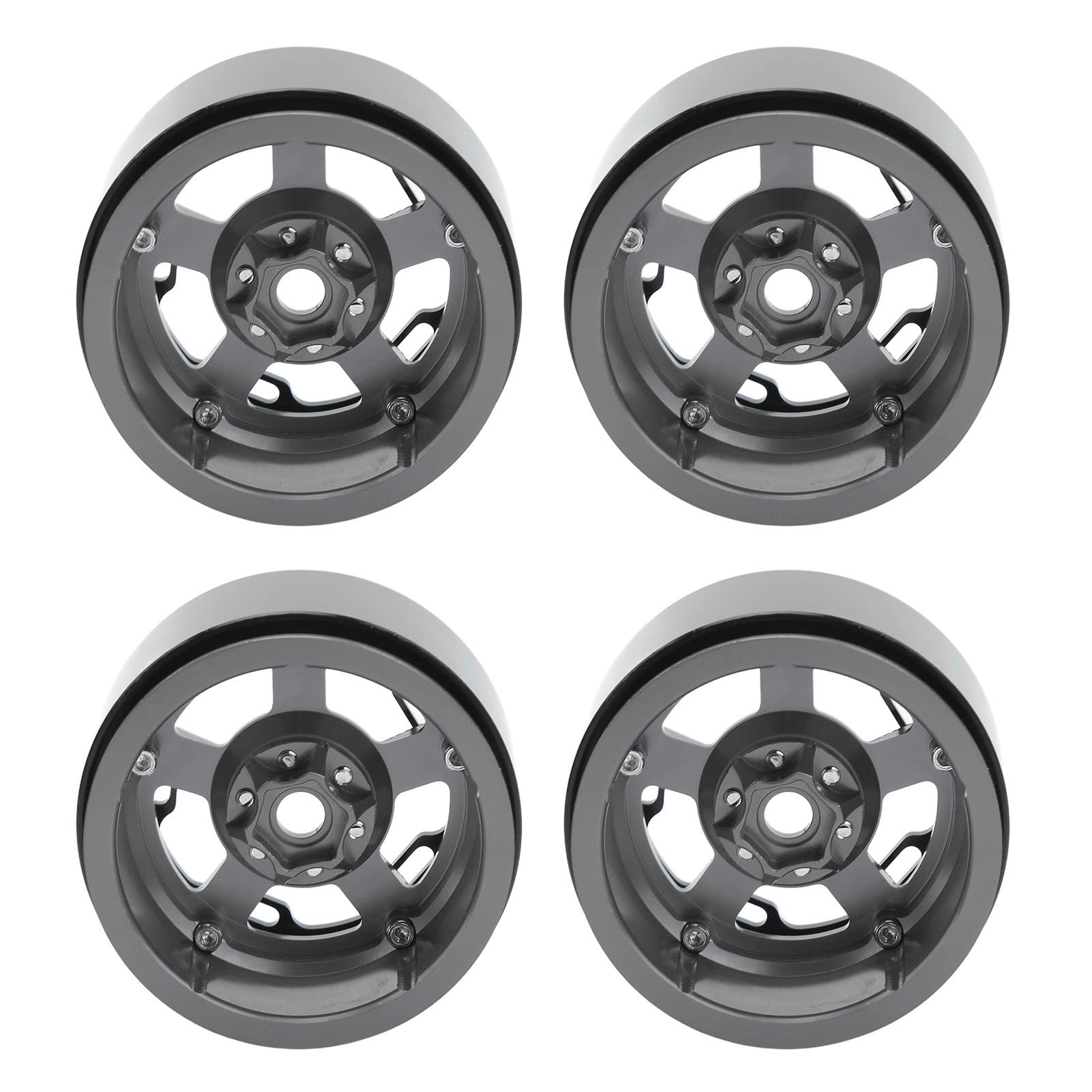 2,2-calowa piasta koła 1/10 RC piasta koła uniwersalna obróbka CNC wysoka odporność na zużycie piasty ze stopu aluminium ze stopu aluminium dla Traxxas Defender Axial SCX10 SCX10 (Koloru)