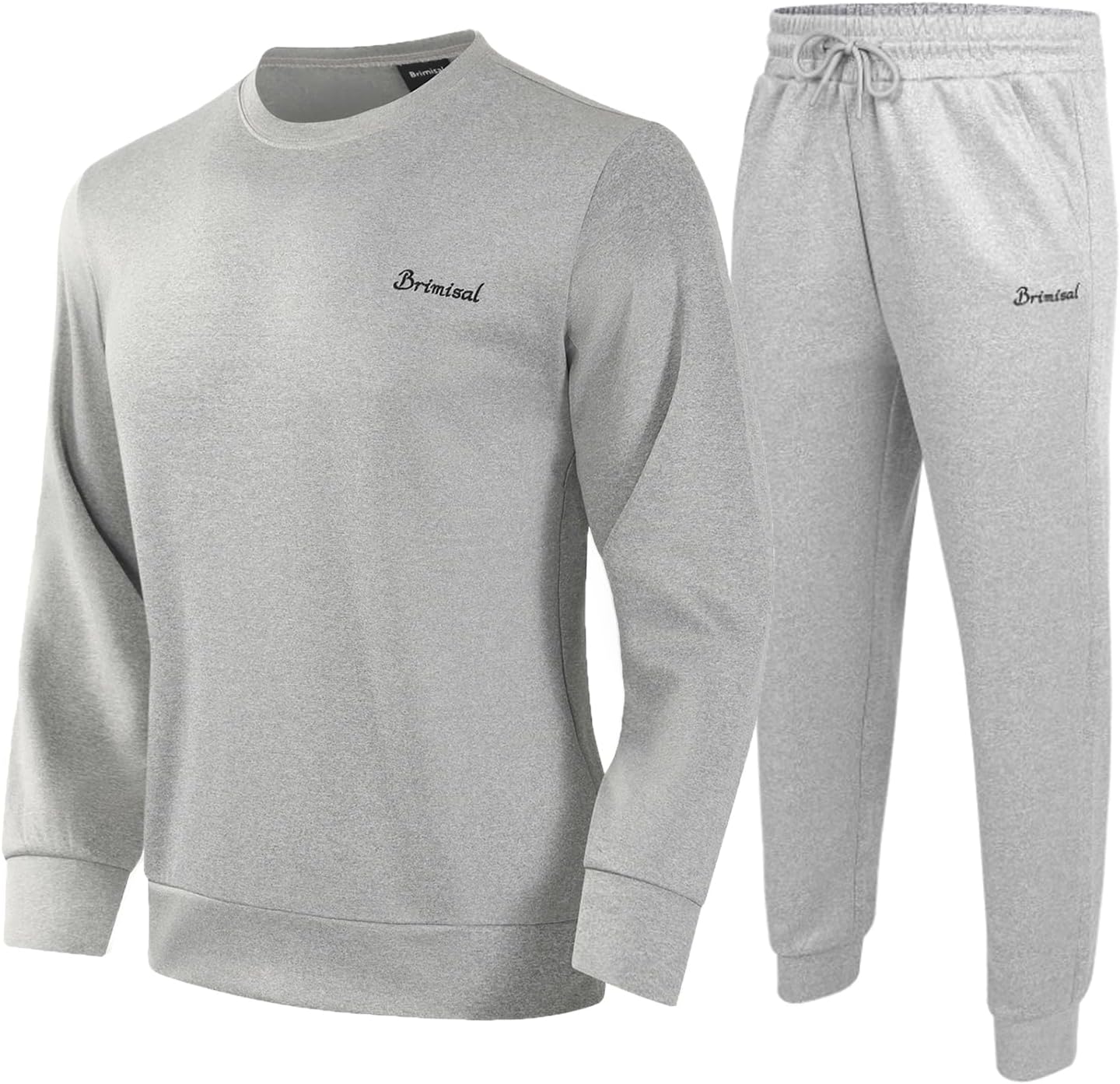 Men's Tracksuits 2 Piece Sets Outfits For Men Sweatsuits Long Sleeve Crewneck Pullover Active Jogging Sportswear