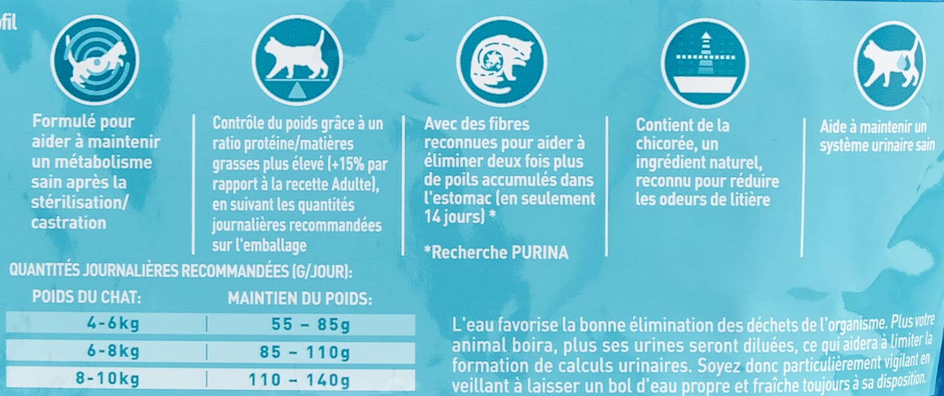 Purina One Spécial Chat Stérilisé d'Intérieur karma dla kotów, z kurczakiem i zboża pełnoziarniste, 1,5 kg, sucha karma dla dorosłych kotów, 6 sztuk (opakowanie może być różne)