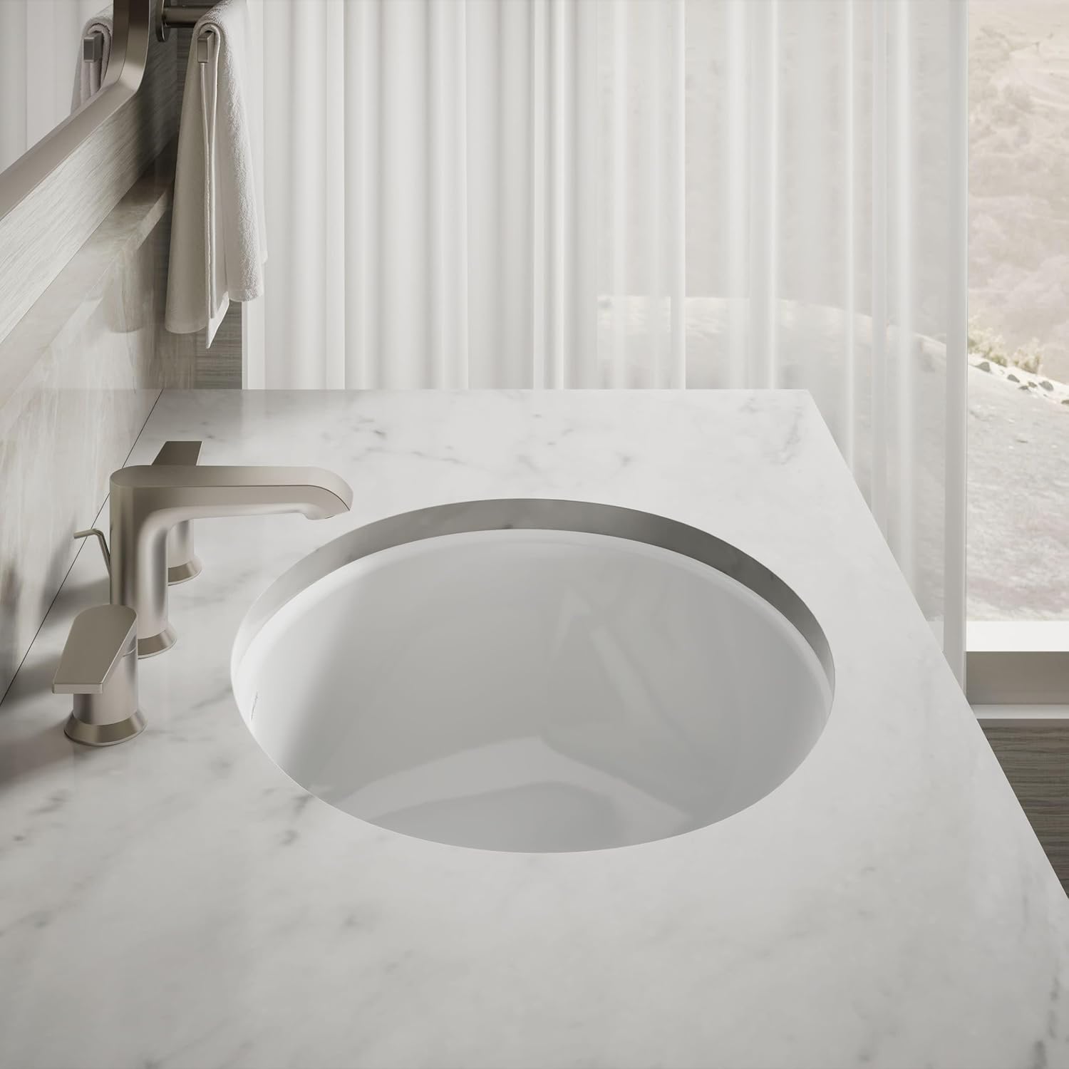 Kohler K-2210-G-0 Caxton Undercounter Lavatory, White