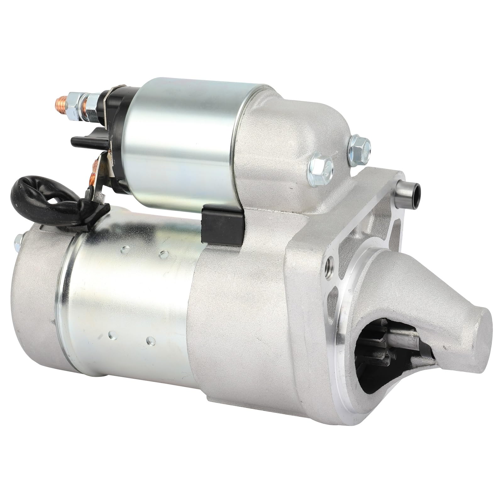 SCITOO Starter Motor 1.0KW, 12Volt, Clockwise Rotation, 10Tooth 19297N | Fit for Fiat 124-2017-2020 L4 1.4L, for Fiat 500L 2014-2020 L4 1.4L