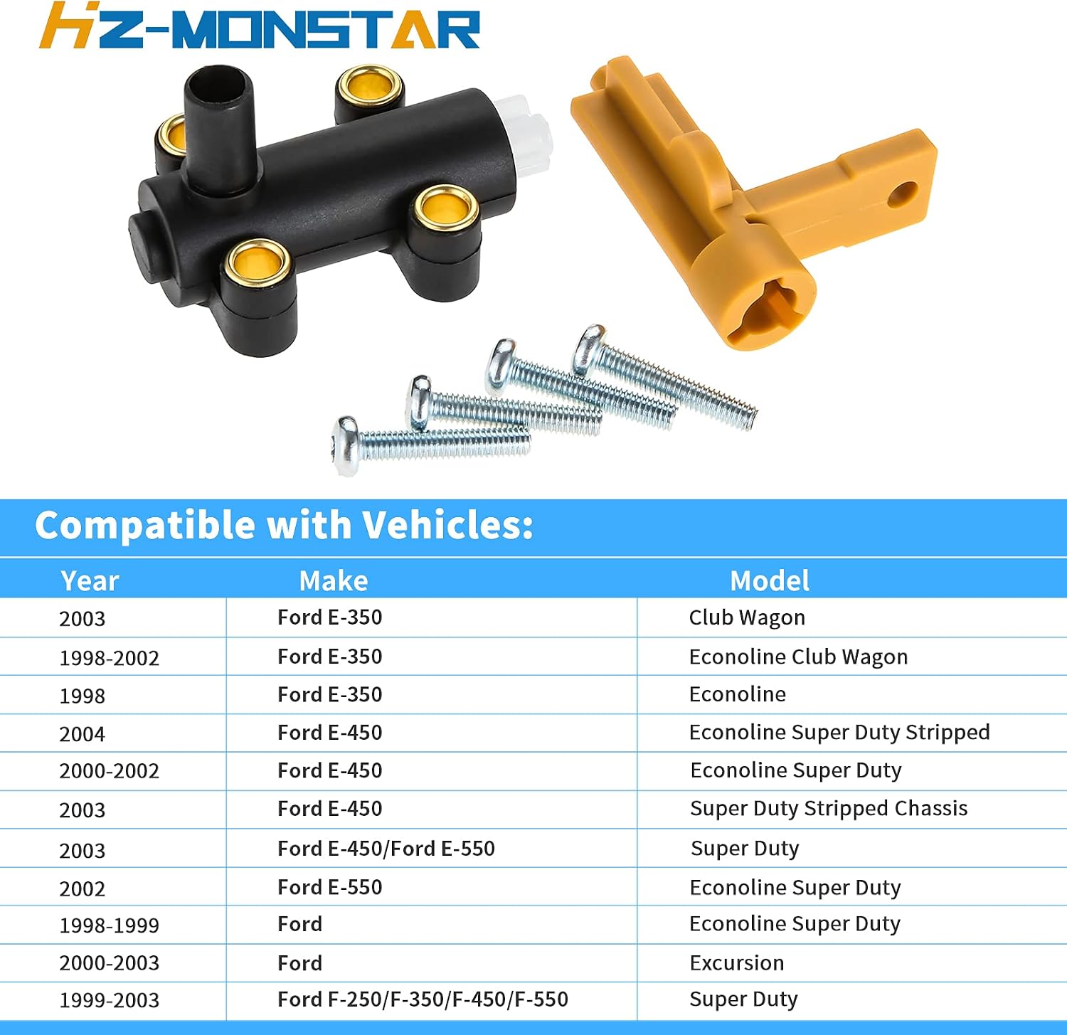 904-202 Fuel Filter Water Separator Drain Valve Vent Assembly，F81Z9A153AA 1831198C91 Fuel Bowl Water Separator Drain Valve Compatible with Ford F250 F350 F450 F550 1999-2003 Excursion 2000-2003