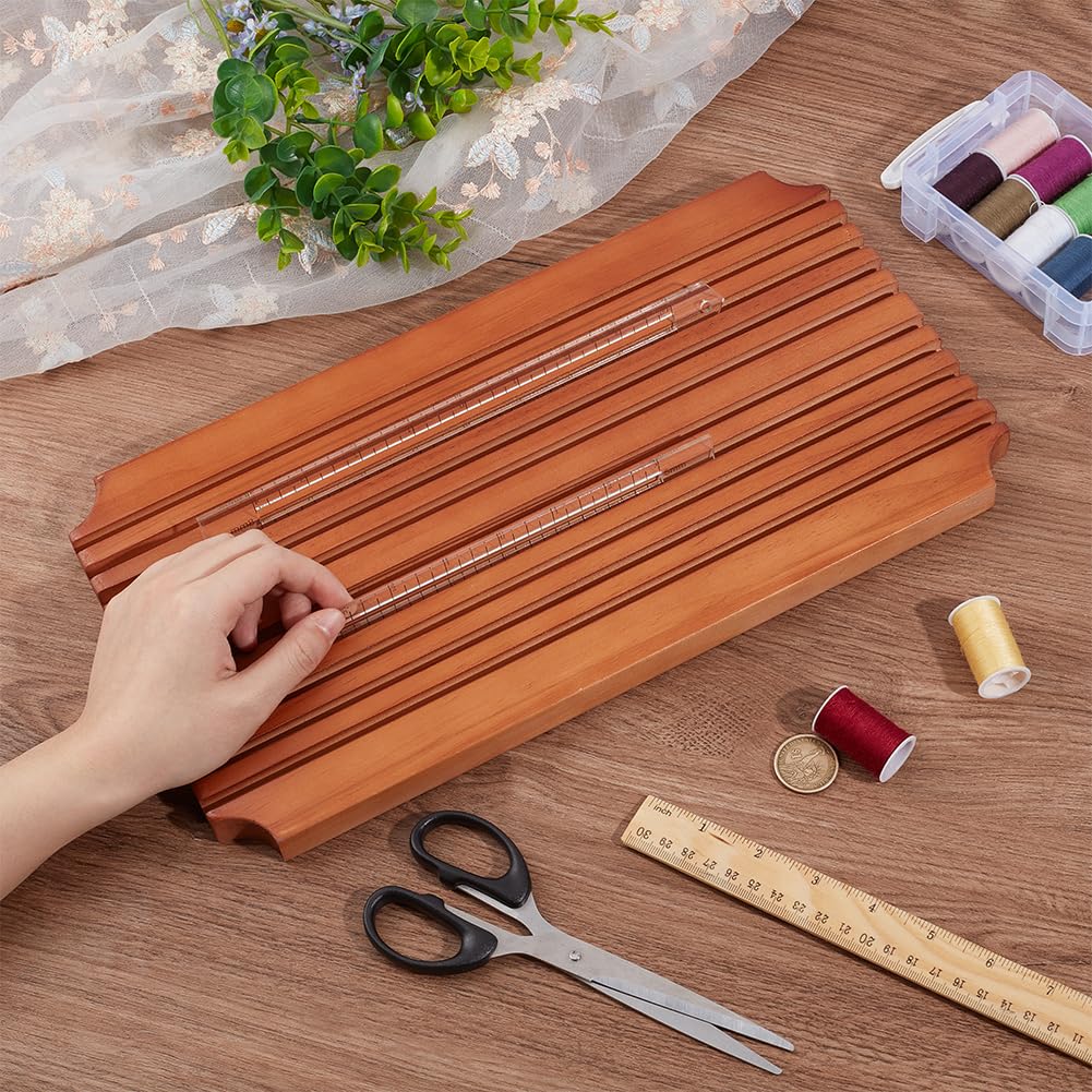 BENECREAT 10-Slot Wooden Quilting Ruler Stand - Image 3