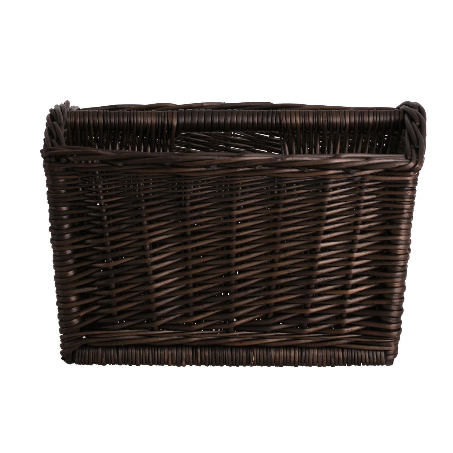 e-wicker24 krantenmand met handgreep, krantenrek in wengé grijs, tijdschriftenstandaard, rieten mand voor kranten, krantenmand van wilgentenen e-wicker24 krantenmand met handgreep, krantenrek in wengé grijs, tijdschriftenstandaard, rieten mand voor kranten, krantenmand van wilgentenen