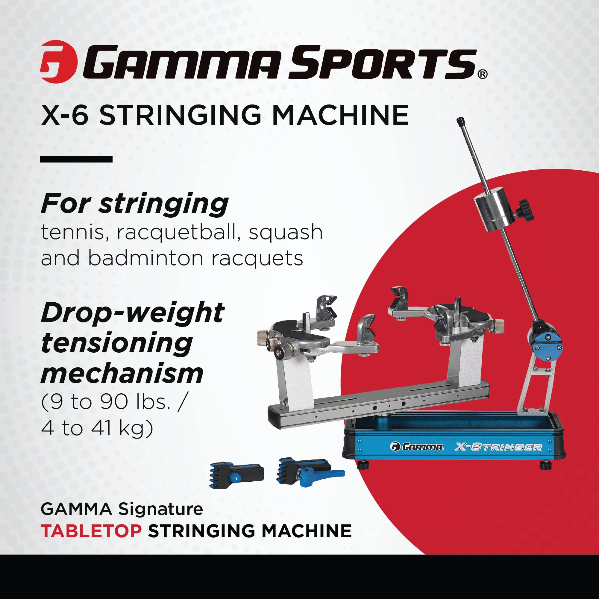 GAMMA Professionale X Series Tennis Racqet Stringing macchina