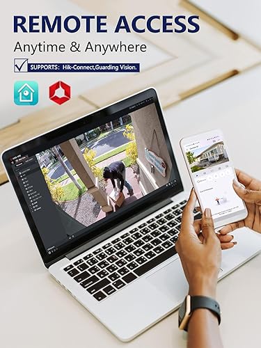 Miniatura 7 de Anpviz Cámara IP PoE 4K para exteriores, cámara de torreta inteligente de doble luz de 8 MP, detección de humanosvehículos, lente de 0.110 in,