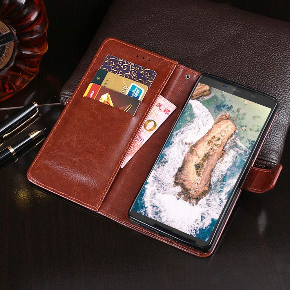 Per Oppo A53 Telefono Custodia Vera Pelle Portafoglio Flip - Foto 7