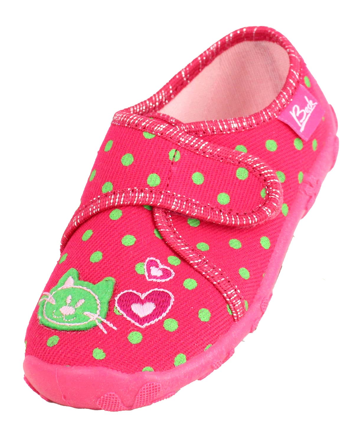 Beck Girl's Kätzchen Low Top Slippers, Pink, 9 UK Child