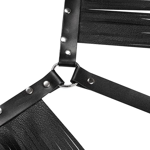 Miniatura 5 de MSemis Correa ajustable del arnés del pecho del cuerpo del cuero de la PU de las mujeres con la