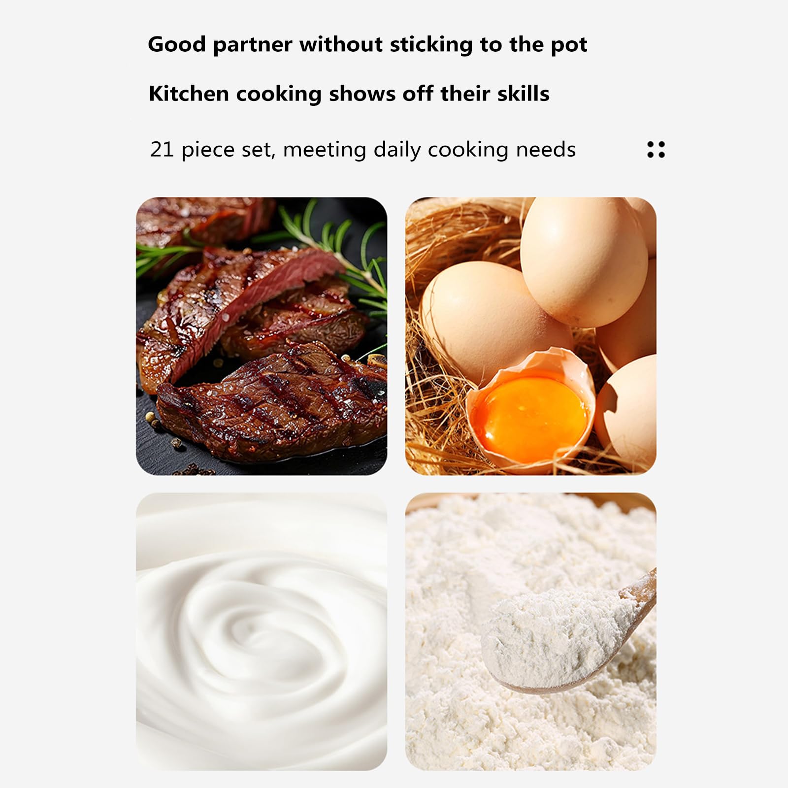21 Stück Küchenhelfer Set, Silikon Schwarz Küchenset Küchenutensilien Mit Utensilienhalter, Antihaft Hitzebeständiger Kochbesteck Kochutensilien Set Für Kochen, Gesund, Leicht Zu Reinigen ,Pink