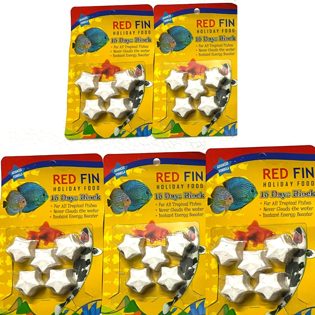 KSH Store-Vacation Weekend Holiday Fish Food for All Tropical Fish,One Food Block Will be Sufficient for an Average Ten-Gallon Aquarium for Approximately 3 Days 10 g (5) Pack of 5 (B0BH91S796) Amazon Price History, Amazon Price Tracker