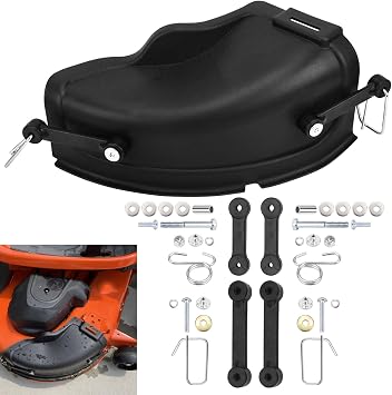 960120040 Mulch Cover Kit W/Mounting Accessories for Craftsman Husqvarna 54" Riding Lawn Mowers RZ5424 Z254 LGT2654, Mulch Plate Cover Hooks Kit Replace 532187298 187298