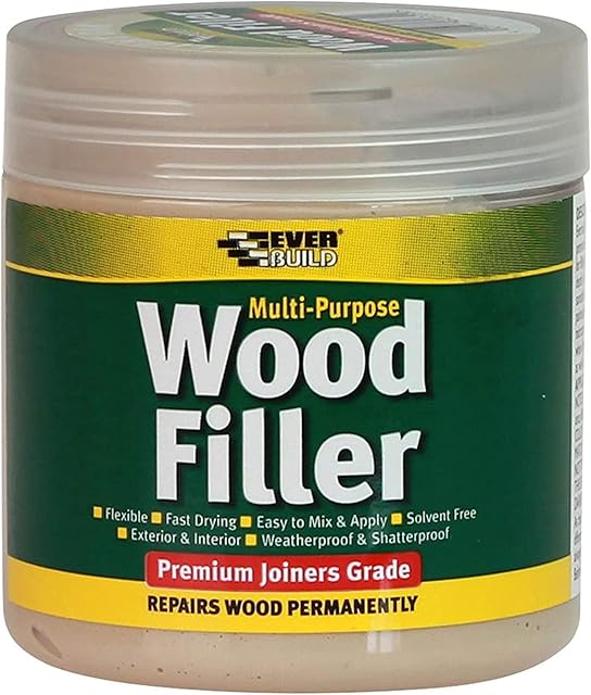 Everbuild Multi-Purpose Wood Filler, Teak, 250 ml