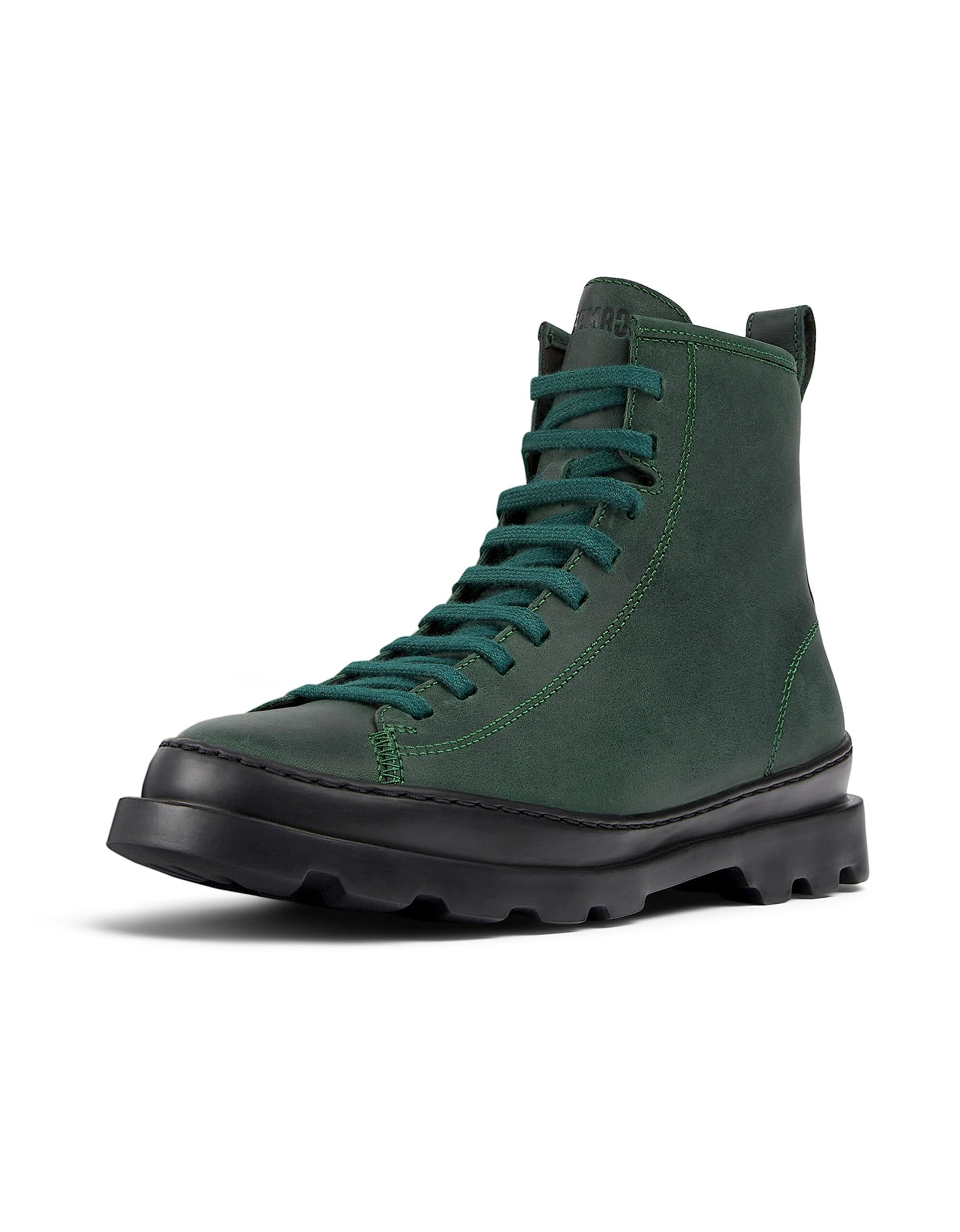 Camper Women's Brutus K400325Medium Lace Boot, Green 041, 2 UK