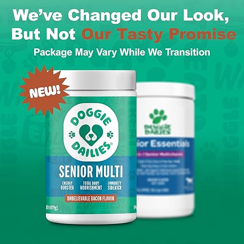 Miniatura 2 de Doggie Dailies Senior Essentials Multivitamínico para perros masticables suaves Multivitamínico avanzado para perros Apoyo nutricional para