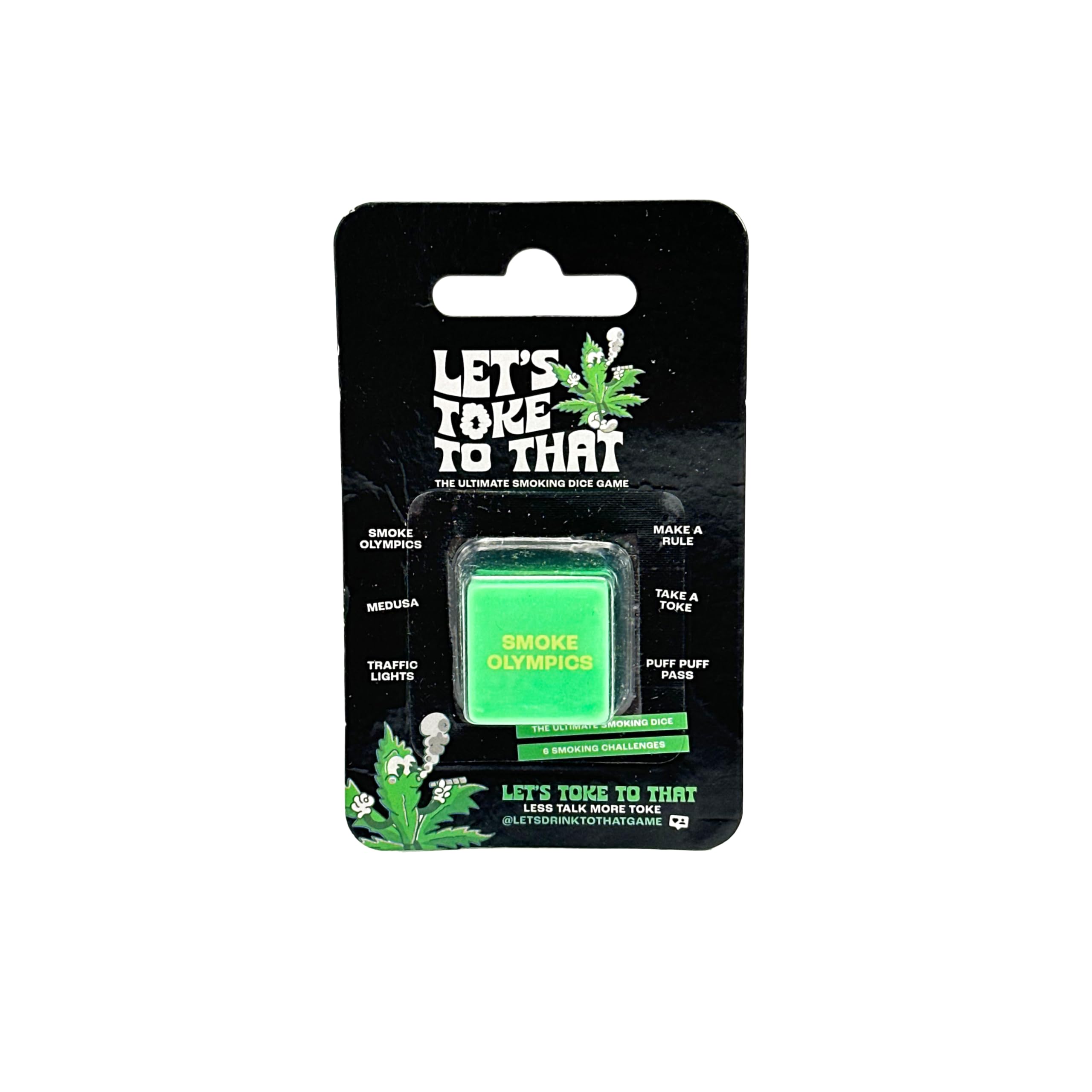 Island Dogs Let's Drink to That - Smoking Dice - The Ultimate Smoking Novelty Dice Game