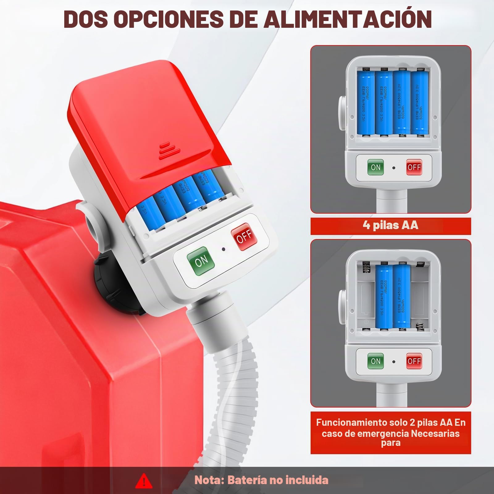 Bomba de Transferencia de Combustible Eléctrica 12V Bomba de Gasolina
