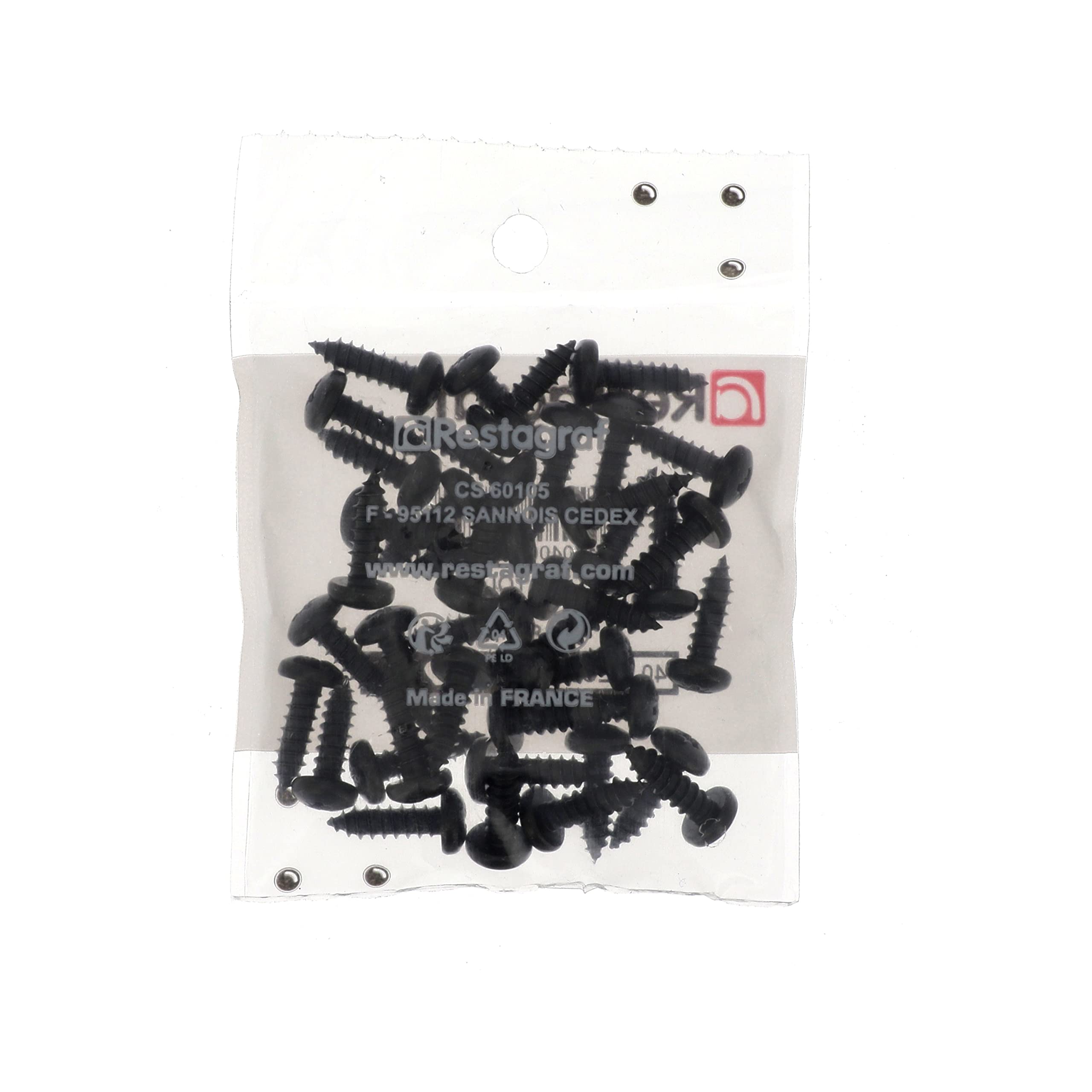 Viti A Lamiera Testa Cilindrica - 3,5x25 Mm, Pozidrive, Zinco Nero, Confezione Da 50 Pezzi - Foto 8