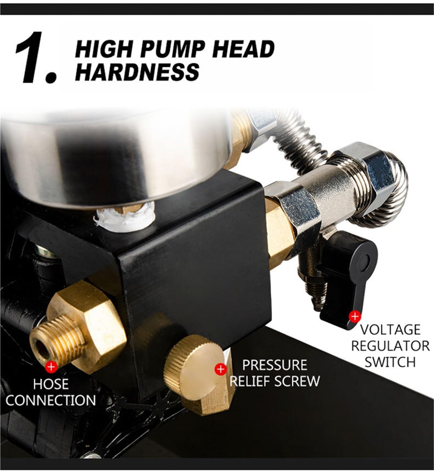 Bomba eléctrica de prueba presión, pequeña máquina portátil prensado tuberías agua PPR, bomba for calefacción por suelo radiante Instrumento de medición(B)