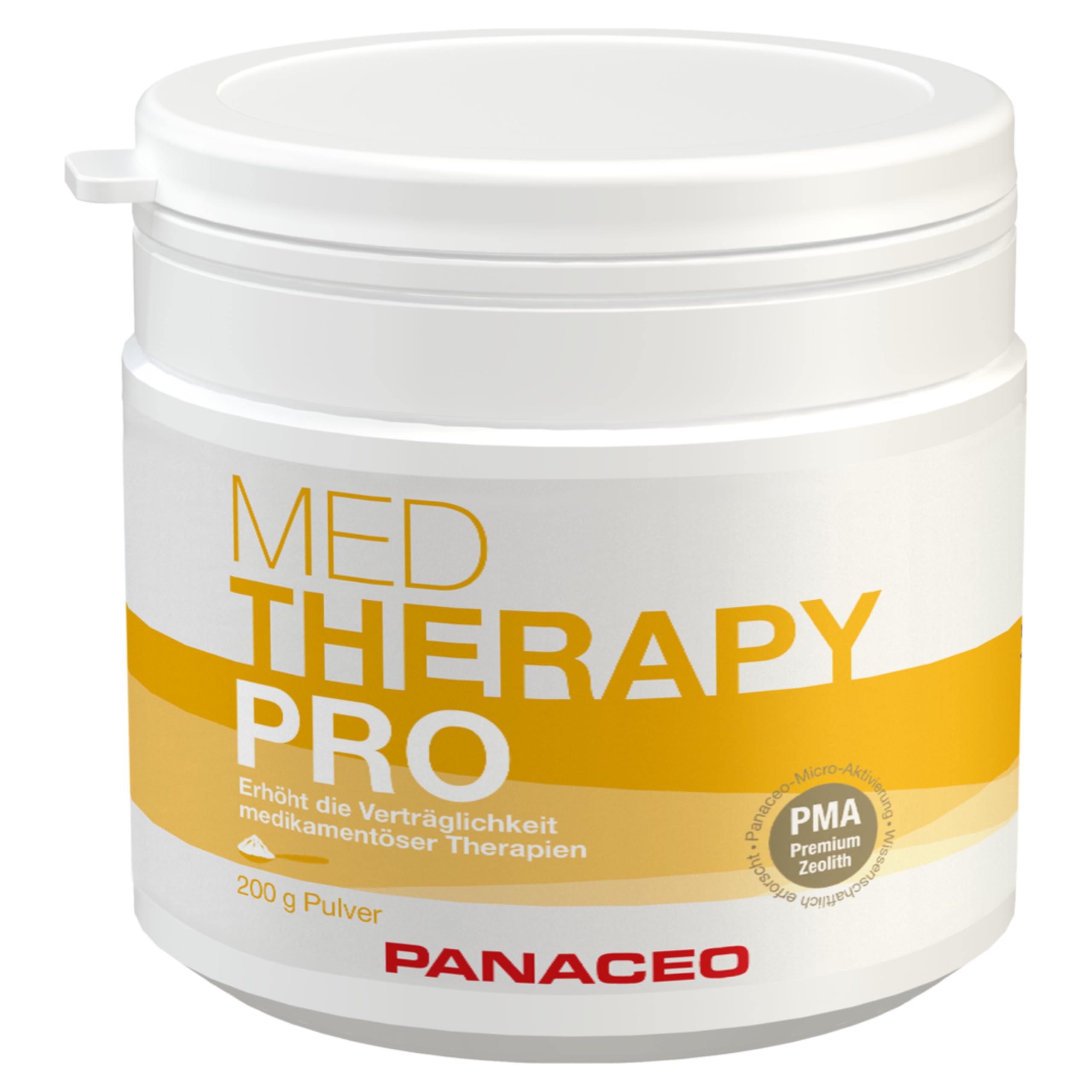 PANACEO MED Therapy-Pro Pulver 200 g – PMA-Zeolith Medizinprodukt | 100 % PMA-Zeolith – zur unterstützenden Begleitung während der Chemotherapie